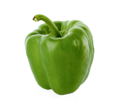 pepper on white backgroundの写真素材