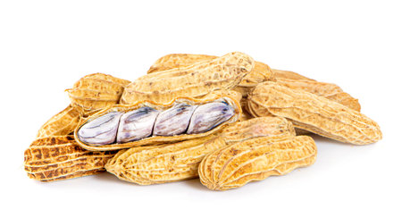 Almonds an isolated on white background