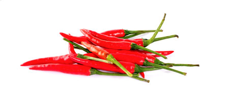 Red chili pepper isolated on a white background
