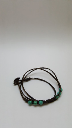 Turquoise laceの写真素材