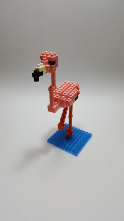 Lego flamingoの写真素材