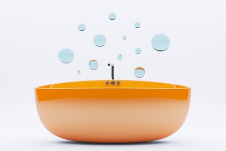 bathtub の写真素材