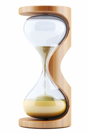 hourglassの写真素材