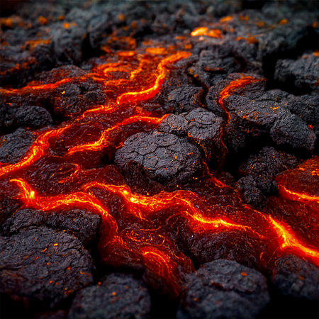 Photorealistic lava textureの素材