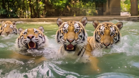 Siberian Tiger,Panthera tigris altaicaの写真素材