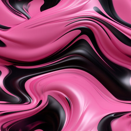 Pink and black abstract background. 3d rendering, 3d illustration.の素材