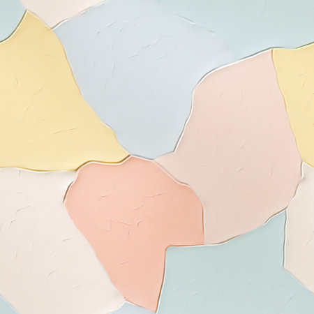 abstract background with multicolored paper layers in pastel tonesの素材