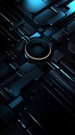 Abstract technology background. 3d rendering,  3d illustration.の素材