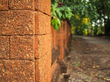 Old laterite stone bar.の写真素材