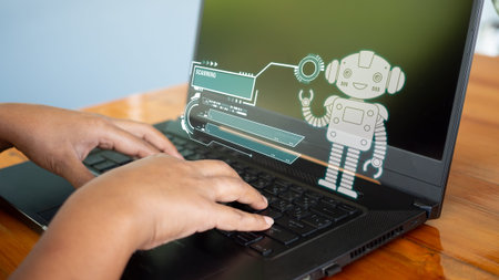 People are working and bringing AI to help them work on computers.