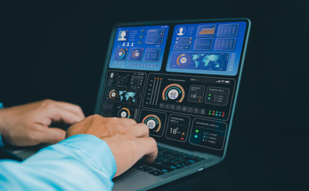 Recruitment management Business concept. Relationship Management with global structure. Human Resources. Management recruitment employment headhunting concept. HRM or Human Resource Management concept.の写真素材