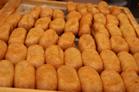 Rice donut.の写真素材