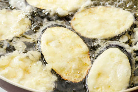 Eggplant tempuraの写真素材