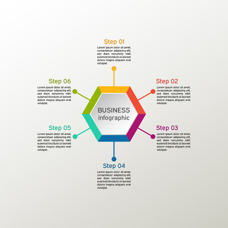 Vector infographic. Business diagrams, presentations and charts. Background.のイラスト素材