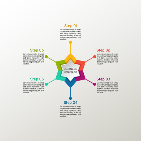Vector infographic. Business diagrams, presentations and charts. Background.のイラスト素材