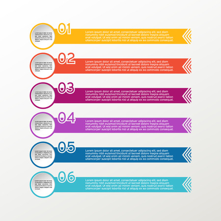Vector line infographicのイラスト素材