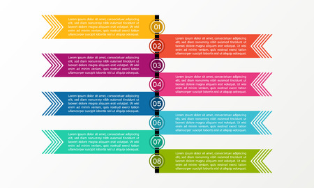 Business infographic. Line. Business diagrams, presentations and charts Backgroundのイラスト素材