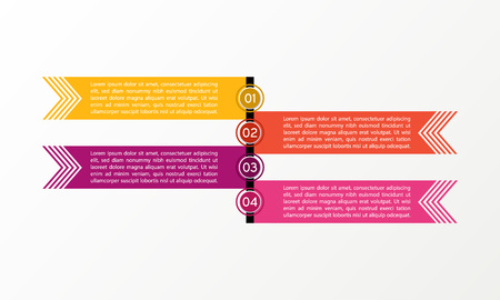 Business infographic. Line. Business diagrams, presentations and charts Backgroundのイラスト素材