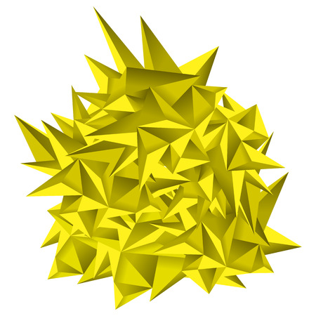 3D Low polygon geometry background. Abstract polygonal geometric shape. Lowpoly minimal style art. Vector illustration.のイラスト素材