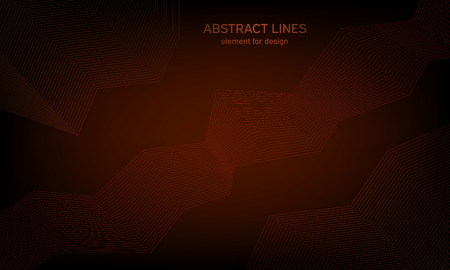 Abstract wave element for design. Digital frequency track equalizer. Stylized line art background. Colorful shiny wave with lines created using blend tool. Curved wavy line, smooth stripeのイラスト素材