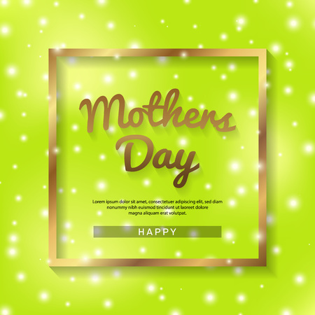 Mother's day greeting card background. Vectorのイラスト素材