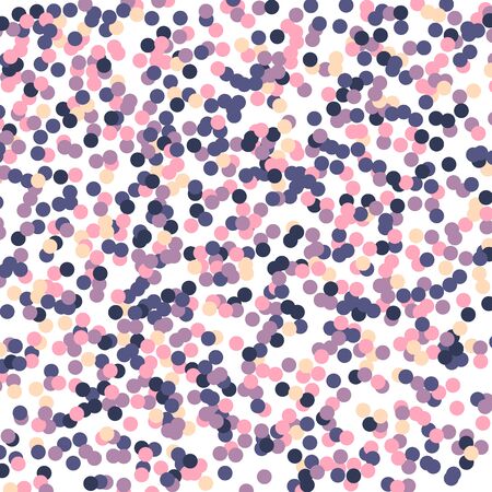 Colorful abstract dot background. Vector illustration for bright design. Circle art round backdrop. Happy mood. Color texture holiday element wallpaperのイラスト素材