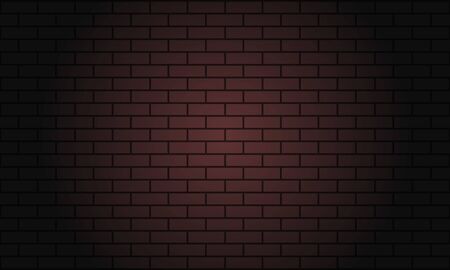 Dark red brick wall background. Vector designのイラスト素材