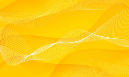 Colorful light lines background with waves. Asymmetric lines. Abstract background for science presentations. Vector Illustrationのイラスト素材