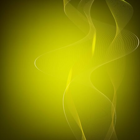 Vector illustration. Abstract background of bright wave lines.のイラスト素材