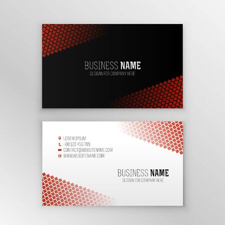 Creative business cards. Vector abstractのイラスト素材