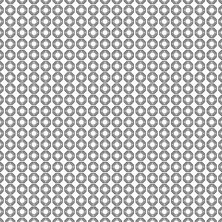 Seamless pattern of the hexagonal net.のイラスト素材
