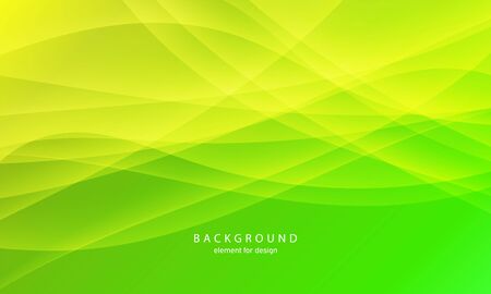 Abstract wave element for design. Green. Digital frequency track equalizer. Stylized line art background. Colorful shiny wave with lines created using blend tool.Curved wavy line, smooth stripe Vector.のイラスト素材