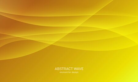Abstract wave element for design. Digital frequency track equalizer. Stylized line art background. Colorful shiny wave with lines created using blend tool. Curved wavy line, smooth stripe Vector illustrationのイラスト素材