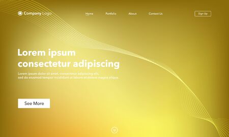 Asbtract background website Landing Page. Template for websites, or apps. Modern design. Abstract vector styleのイラスト素材