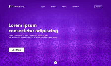 Landing Page. Asbtract background website. Template for websites, or apps. Modern design. Abstract vector styleのイラスト素材