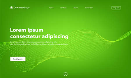 Asbtract background website Landing Page. Template for websites, or apps. Modern design. Abstract vector styleのイラスト素材