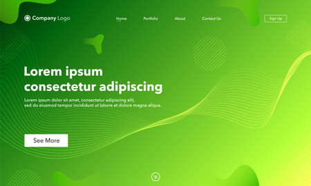 Asbtract background website Landing Page. Template for websites, or apps. Modern design.Blue. Abstract vector styleのイラスト素材