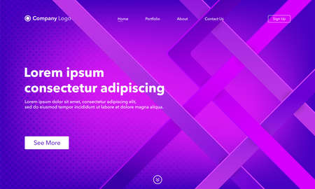 Abstract background website Landing Page. Template for websites, or apps. Modern design. Abstract vector styleのイラスト素材