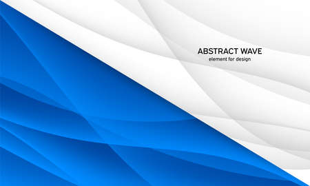 Minimal geometric abstract background. Bright design texture. Dynamic shapes composition. Blue. Vector illustrationの写真素材