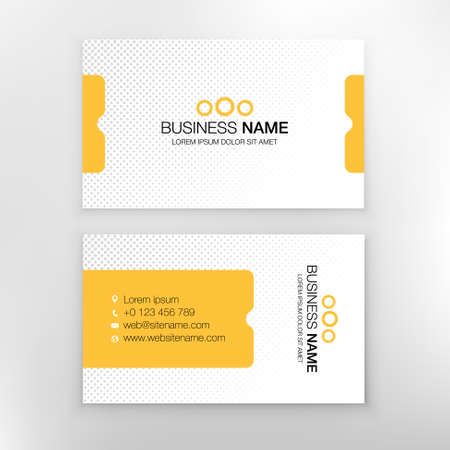 business card templates. stationery design. set. vector illustration.のイラスト素材