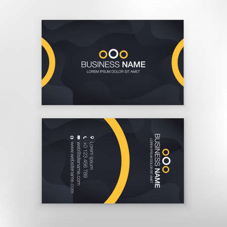 business card templates. stationery design. Set Illustrationの写真素材