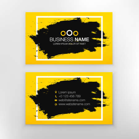 business card templates. stationery design. Set Vectorのイラスト素材