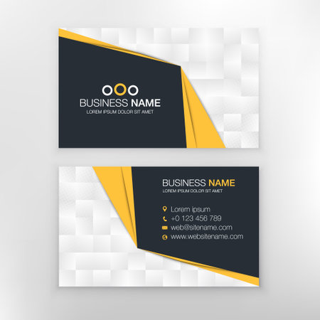 business card templates. stationery design. Set Illustrationのイラスト素材