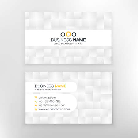 business card templates. stationery design. Set Illustrationのイラスト素材