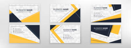 business card templates. stationery design. Set Illustrationの写真素材