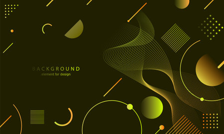 abstract gradient background. wave element for design. Digital frequency track equalizer. Stylized line art. Colorful shiny wave with lines created using blend tool. Curved wavy line smooth stripe. vector illustration.のイラスト素材