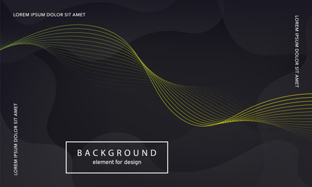 abstract background. Wave element for design poster. Digital frequency track equalizer. Stylized line art. Colorful shiny wave lines created using the blend tool. Curved wavy line smooth stripe. vectorのイラスト素材