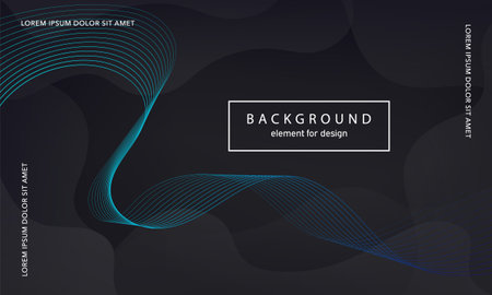 abstract background. Wave element for design poster. Digital frequency track equalizer. Stylized line art. Colorful shiny wave lines created using the blend tool. Curved wavy line smooth stripe. vectorのイラスト素材