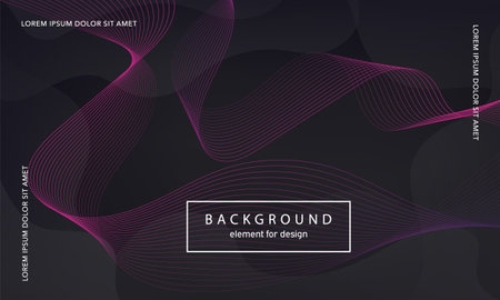 abstract background. Wave element for design poster. Digital frequency track equalizer. Stylized line art. Colorful shiny wave lines created using the blend tool. Curved wavy line smooth stripe. vectorのイラスト素材