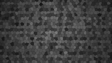 Black and grey abstract geometric mosaic vector pattern for backgroundsのイラスト素材